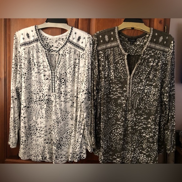 Lucky Brand Tops - Bundle of Two (2) Lucky Brand Plus Size Tops, 3X